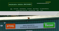 Desktop Screenshot of nailsworth-gardenmachinery.co.uk