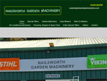 Tablet Screenshot of nailsworth-gardenmachinery.co.uk